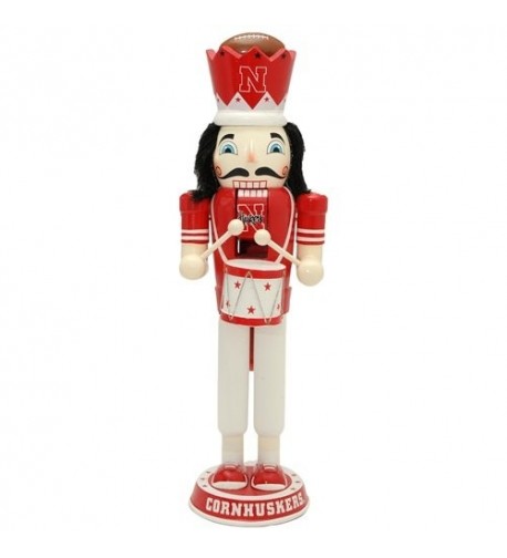 FOCO OIH Nebraska Drummer Nutcracker