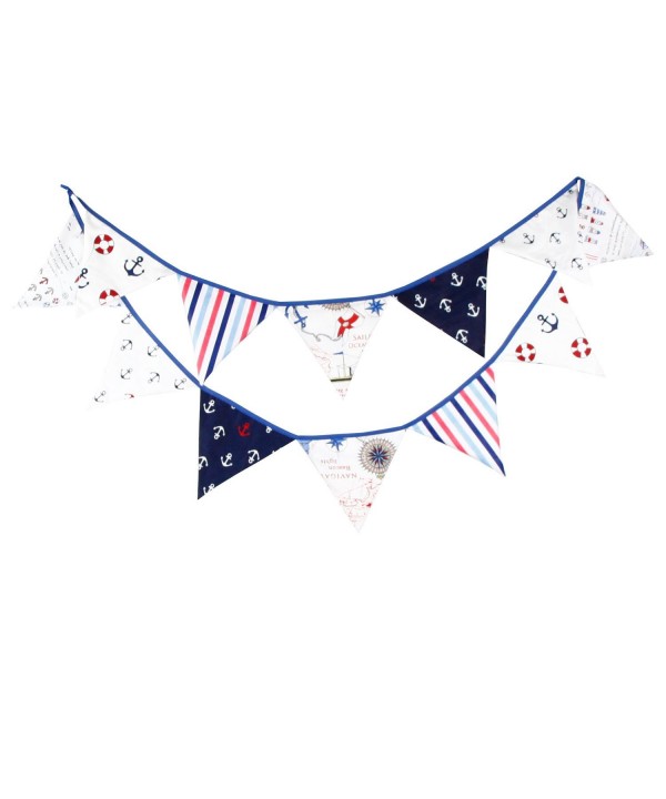 Nautical Birthday Pennant Pattern Decoration