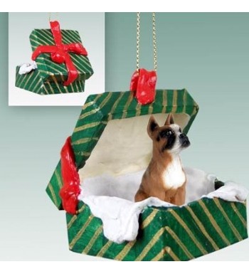 Boxer Christmas Ornament Hanging Gift