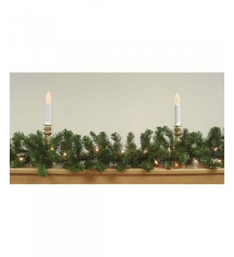 Pre Lit Two Tone Artificial Christmas Garland