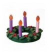 Roman Fabric Christmas Advent Candles