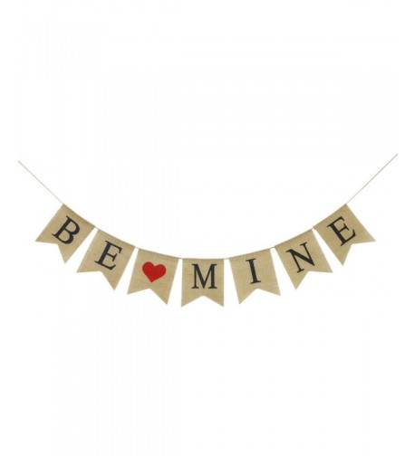 Burlap Valentines Decorations Bunting Garland