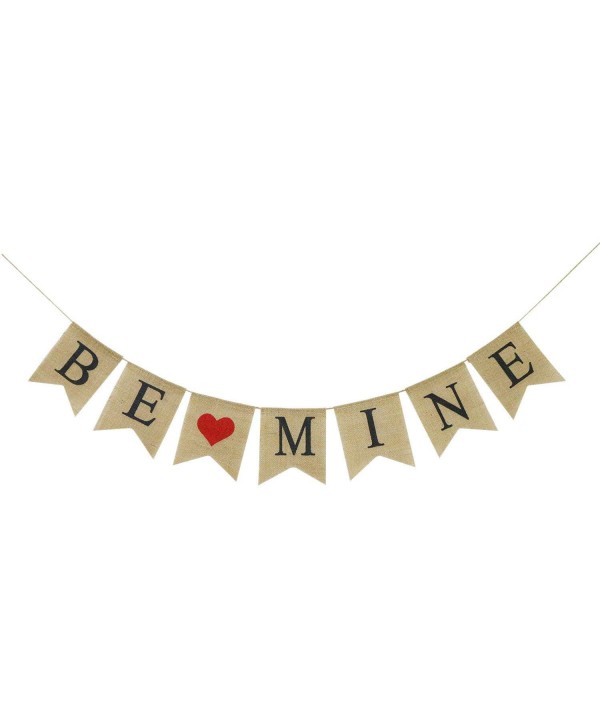 Burlap Valentines Decorations Bunting Garland