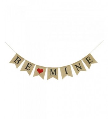 Burlap Valentines Decorations Bunting Garland