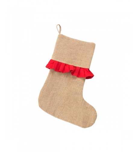 Wholesale Boutique Christmas Stocking Ruffle