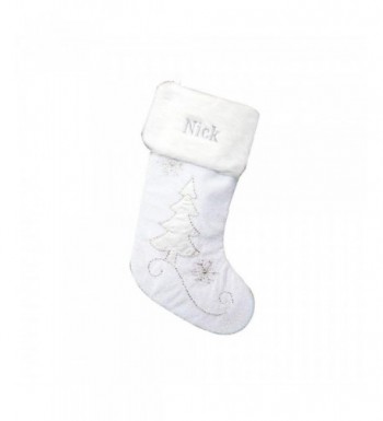 GiftsForYouNow Embroidered Personalized Christmas Stocking