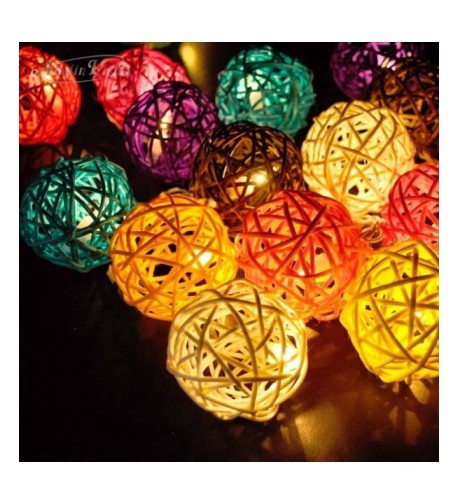 Rattan Flexible Romantic Lighting Colorful