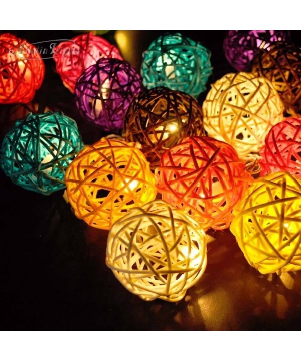 Rattan Flexible Romantic Lighting Colorful