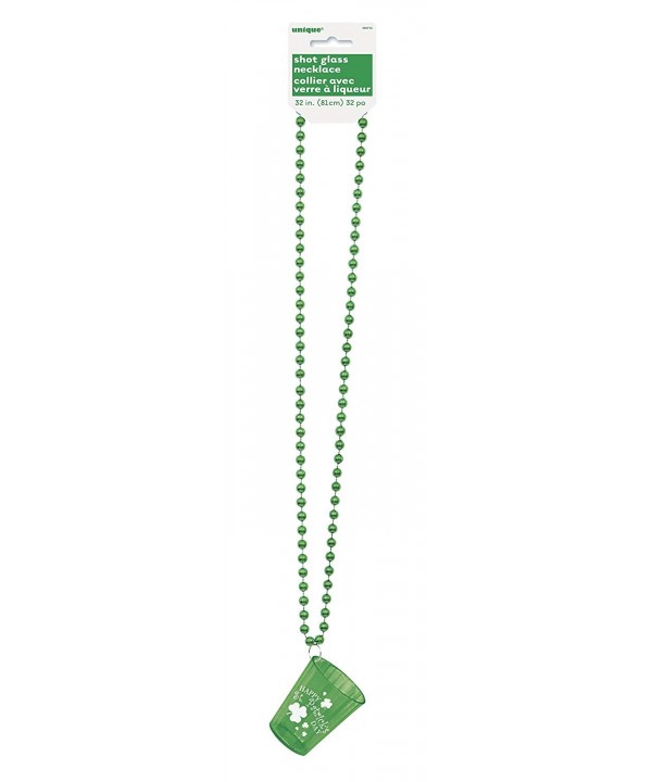 Saint Patricks Shot Glass Necklace