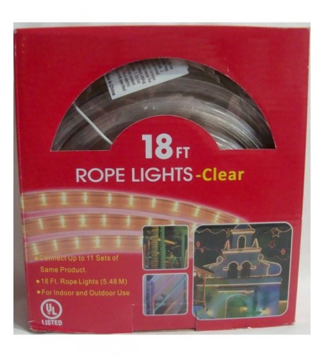 18 Ft Clear Rope Lights