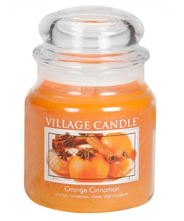 Village Candle Orange Cinnamon Scented
