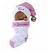 African American Baby Christmas Stocking