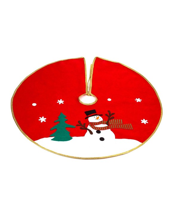 Classic Christmas Snowman Tree Skirt