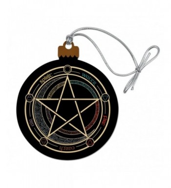 Pentagram Pentacle Christmas Holiday Ornament