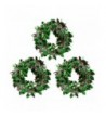 Juvale 3 Pack Christmas Wreath Sparkling