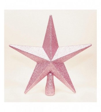 Pink Christmas Topper Glitter finish