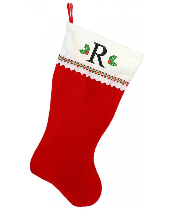 Monogrammed Me Embroidered Christmas Stocking