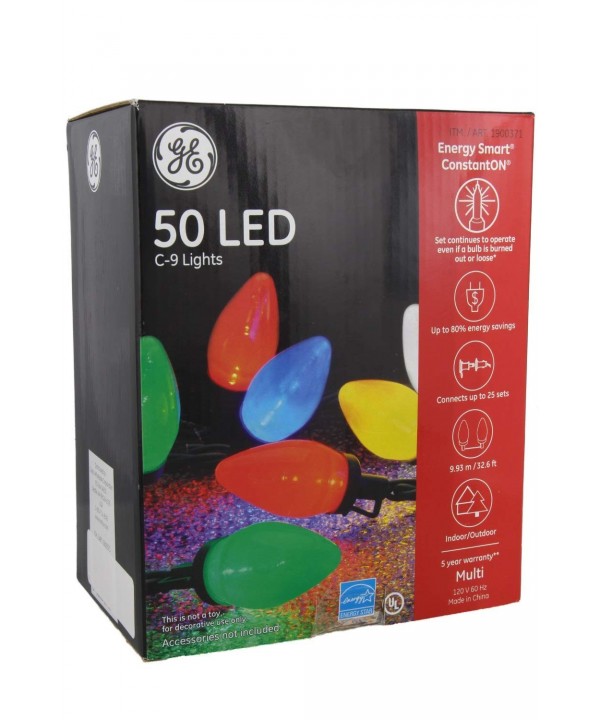 GE Energy Multicolor Holiday Christmas