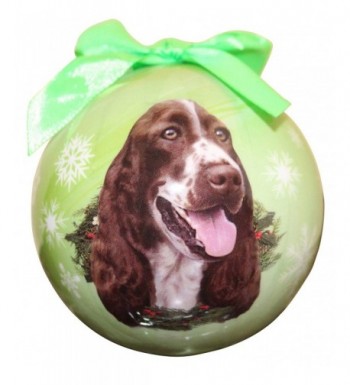 Springer Spaniel Christmas Ornament Personalize