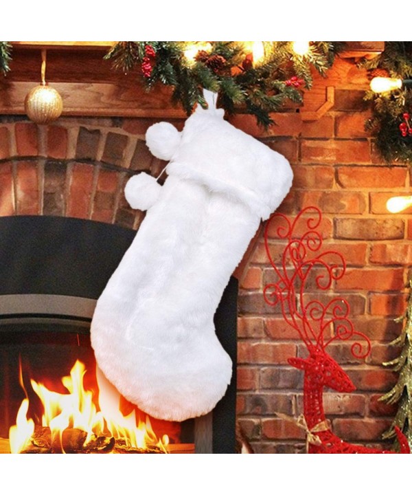 AerWo Christmas Stocking Fireplace Decoration