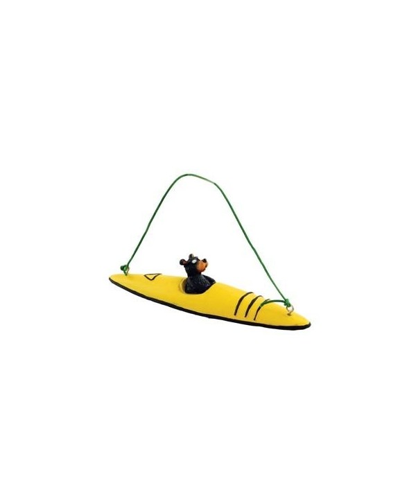 Bear Kayaking Collectible Ornament Decoration