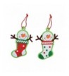 Snowman Stocking Christmas Ornament Craft