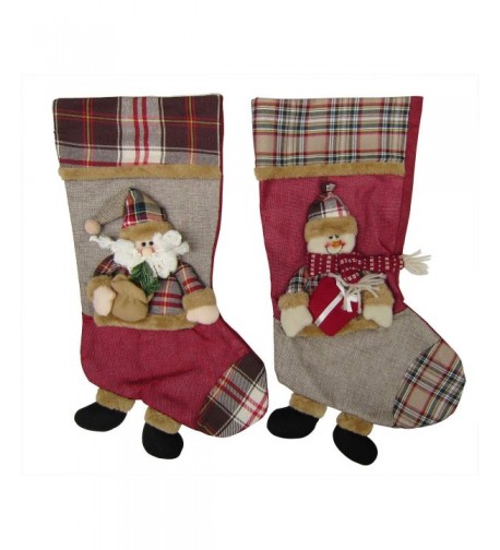 Bellcon Christmas Stocking Fireplace Decoration