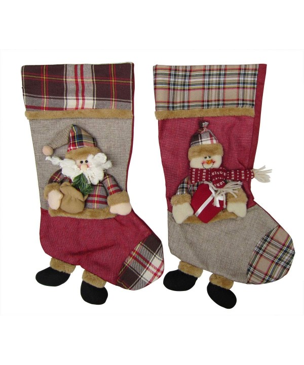 Bellcon Christmas Stocking Fireplace Decoration