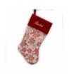 GiftsForYouNow Floral Personalized Christmas Stocking