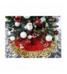 Leopard Trim Christmas Tree Skirt