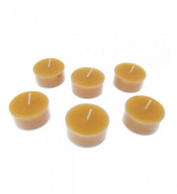 100 Beeswax Hour Tealights Clear