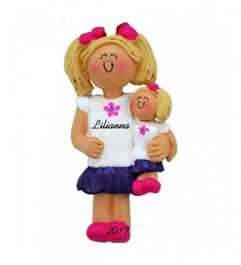 Girl Doll Personalized Christmas Ornament