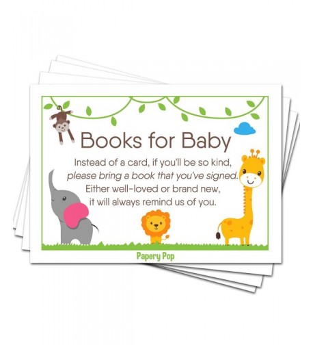 Books Baby Shower Request Cards