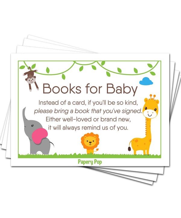 Books Baby Shower Request Cards