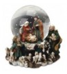 Christmas Globe Waterball Family Shepherds