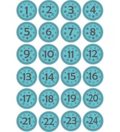 INDIGOS UG Calendar turquoise Christmas