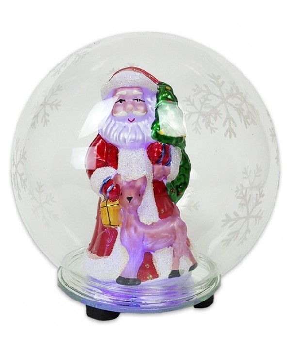 Christmas Blown Snowglobe Changing Lights