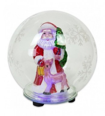 Christmas Blown Snowglobe Changing Lights