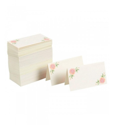 Floral Table Place Cards Celebrations