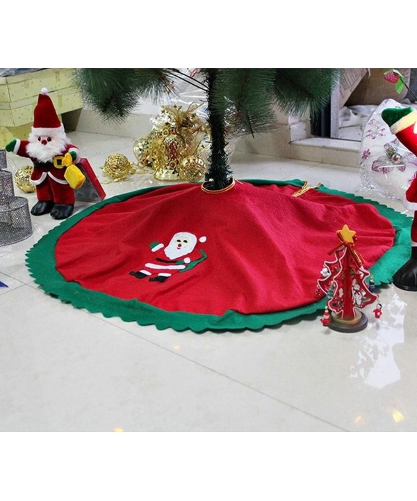 Ayygift Christmas Skirt Santa Design