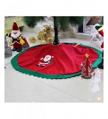 Ayygift Christmas Skirt Santa Design