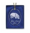 SkunkWerkz Christmas Hippopotamus Personalized Engraving