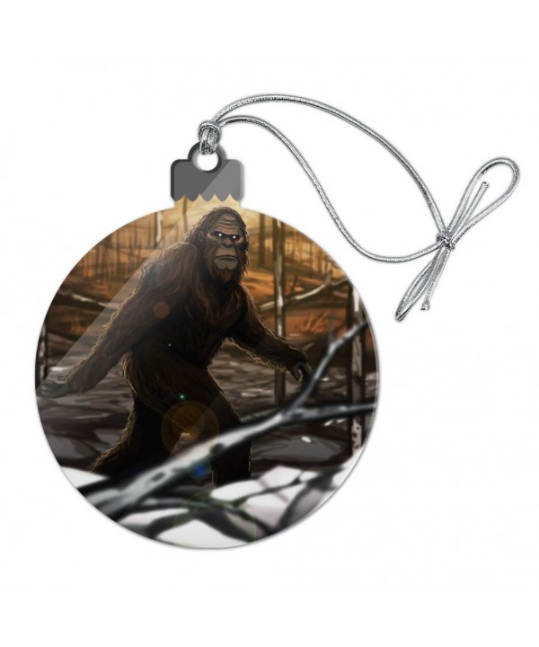 GRAPHICS MORE Sasquatch Christmas Ornament