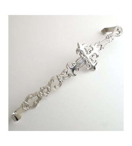 Nickel Wreath Holder Cross Set