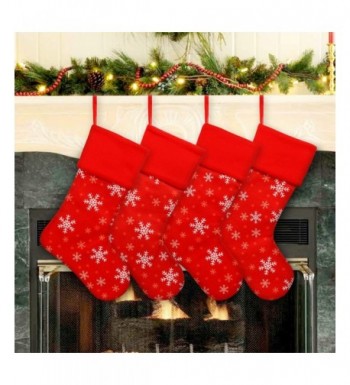 Ivenf Christmas Stockings Snowflake Decorations