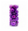 Saymequeen Multicolor Christmas Ornaments purple