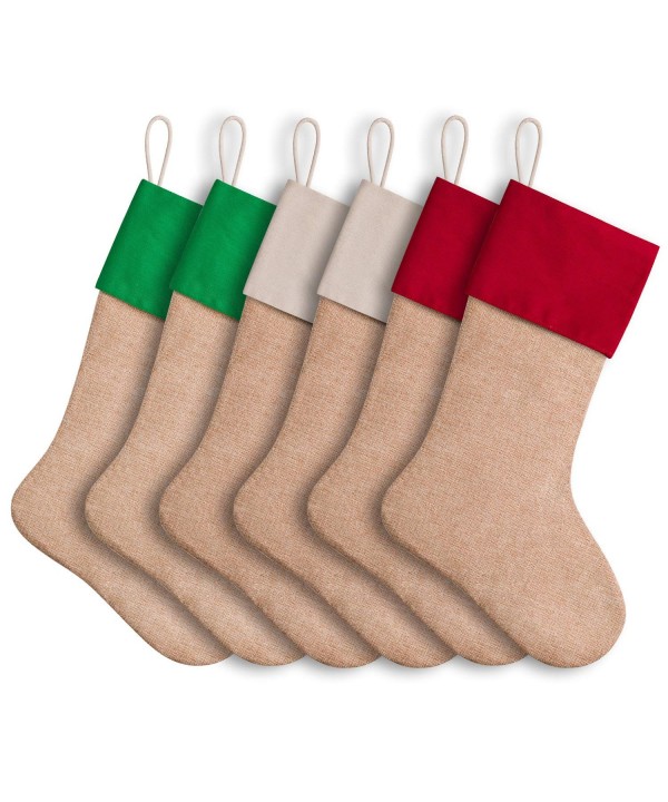 Favourde Christmas Stockings Fireplace Decoration
