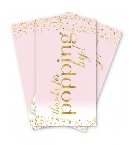 Pink Gold Favor Girls Shower