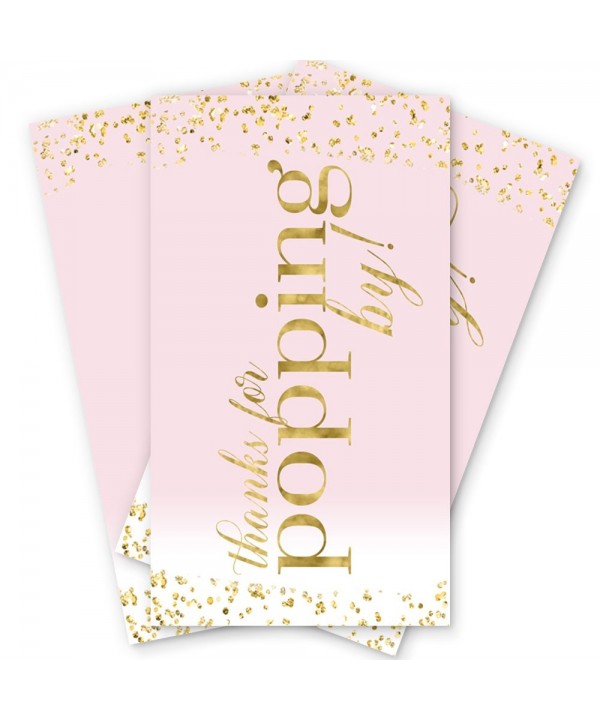 Pink Gold Favor Girls Shower