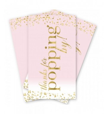 Pink Gold Favor Girls Shower